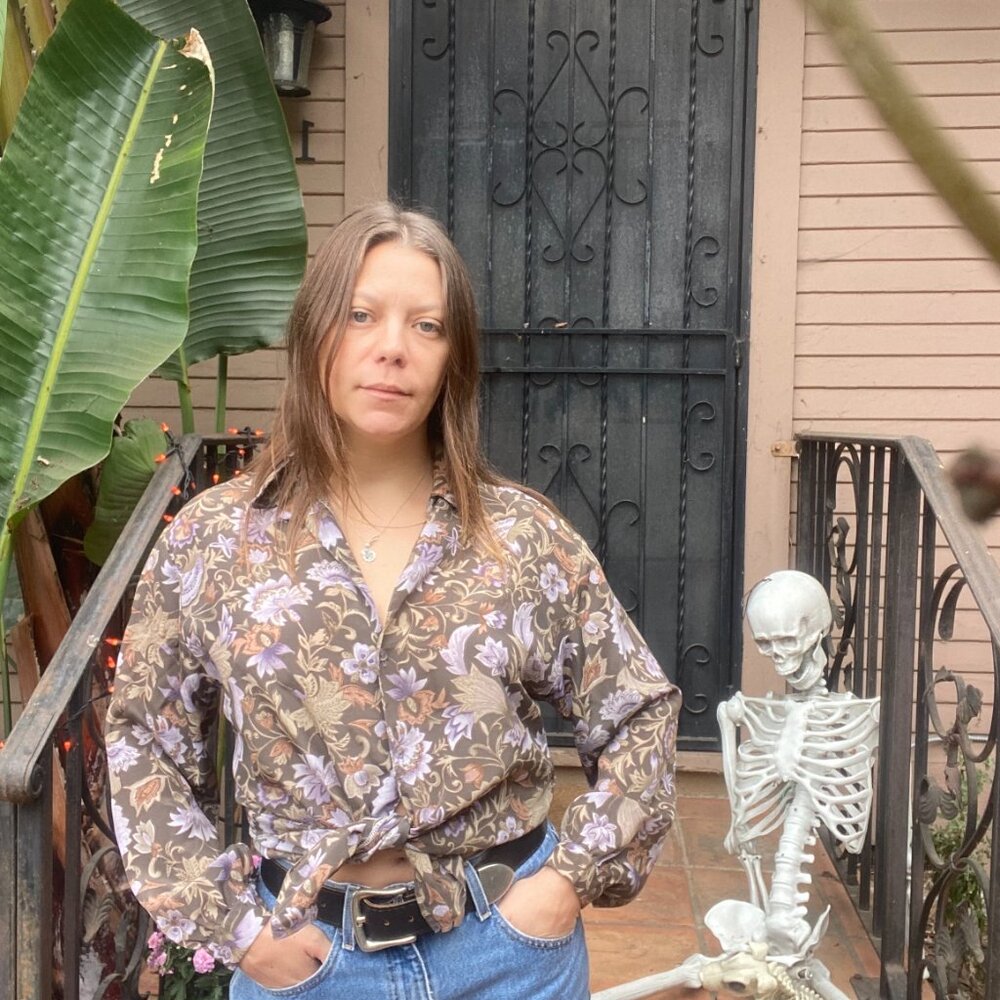 Vintage Floral Button Down